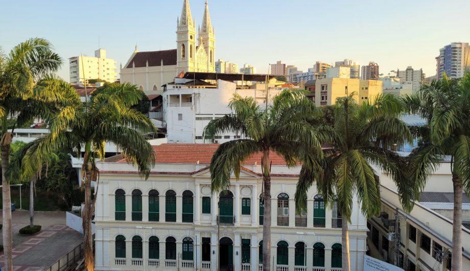 Praça Jerônimo Monteiro interditada neste domingo (21) para remoção de palmeiras