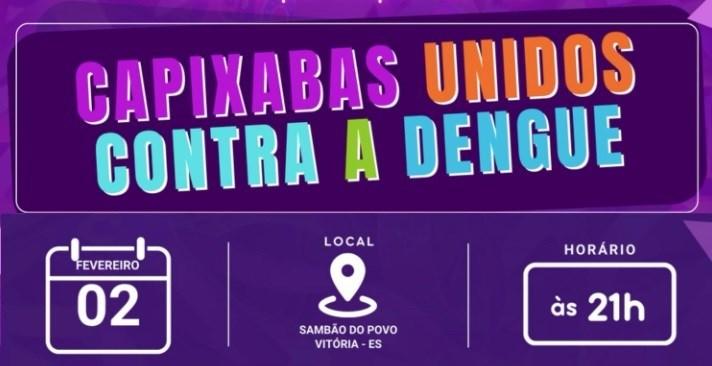 Sambão do Povo vai receber desfile de conscientização sobre combate à dengue