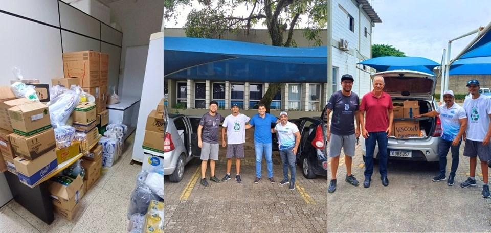 Ipem-ES entrega doação de alimentos e produtos de higiene pessoal a instituição de Cariacica