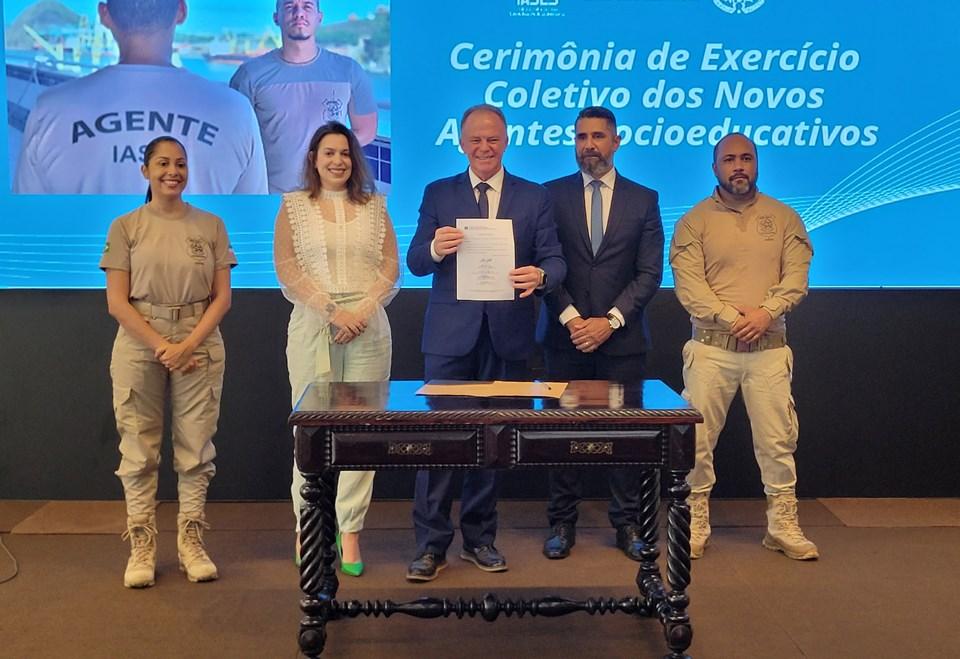 Solenidade marca início das atividades dos novos agentes socioeducativos do Iases