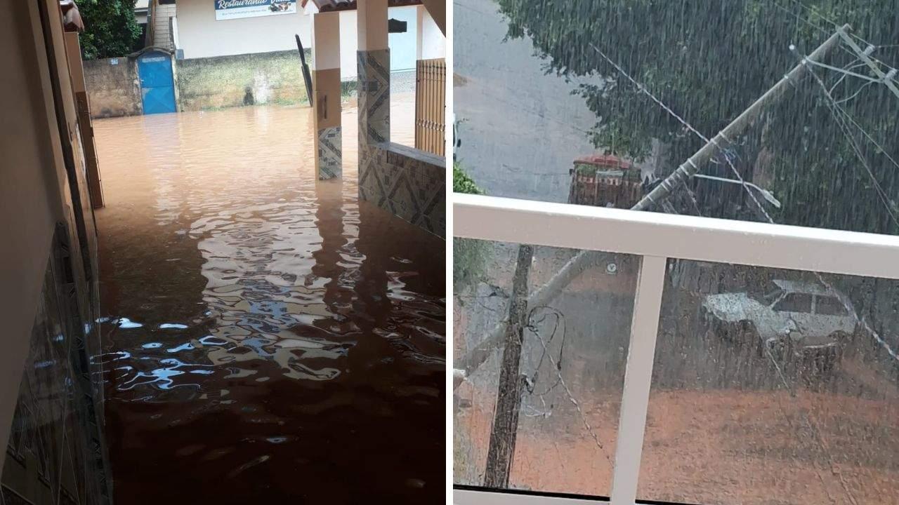 Temporal deixa 12 pessoas fora de casa e cidades do ES em alerta