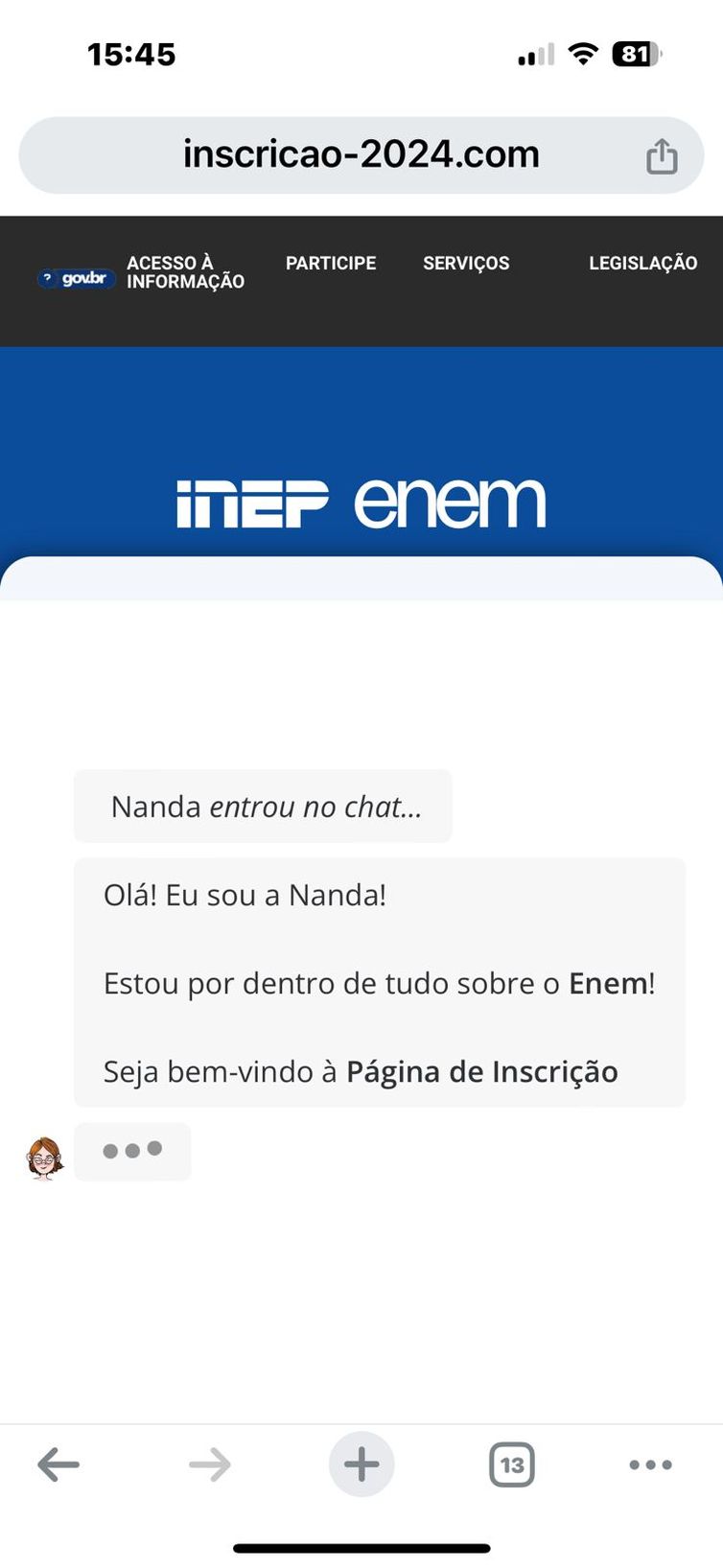 Golpistas usam página falsa do Enem para roubar dinheiro da inscrição