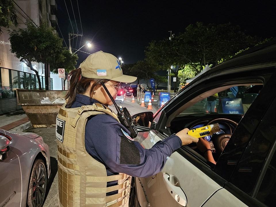 ‘Força pela Vida’: Blitz Lei Seca flagra 131 motoristas alcoolizados em todo Estado